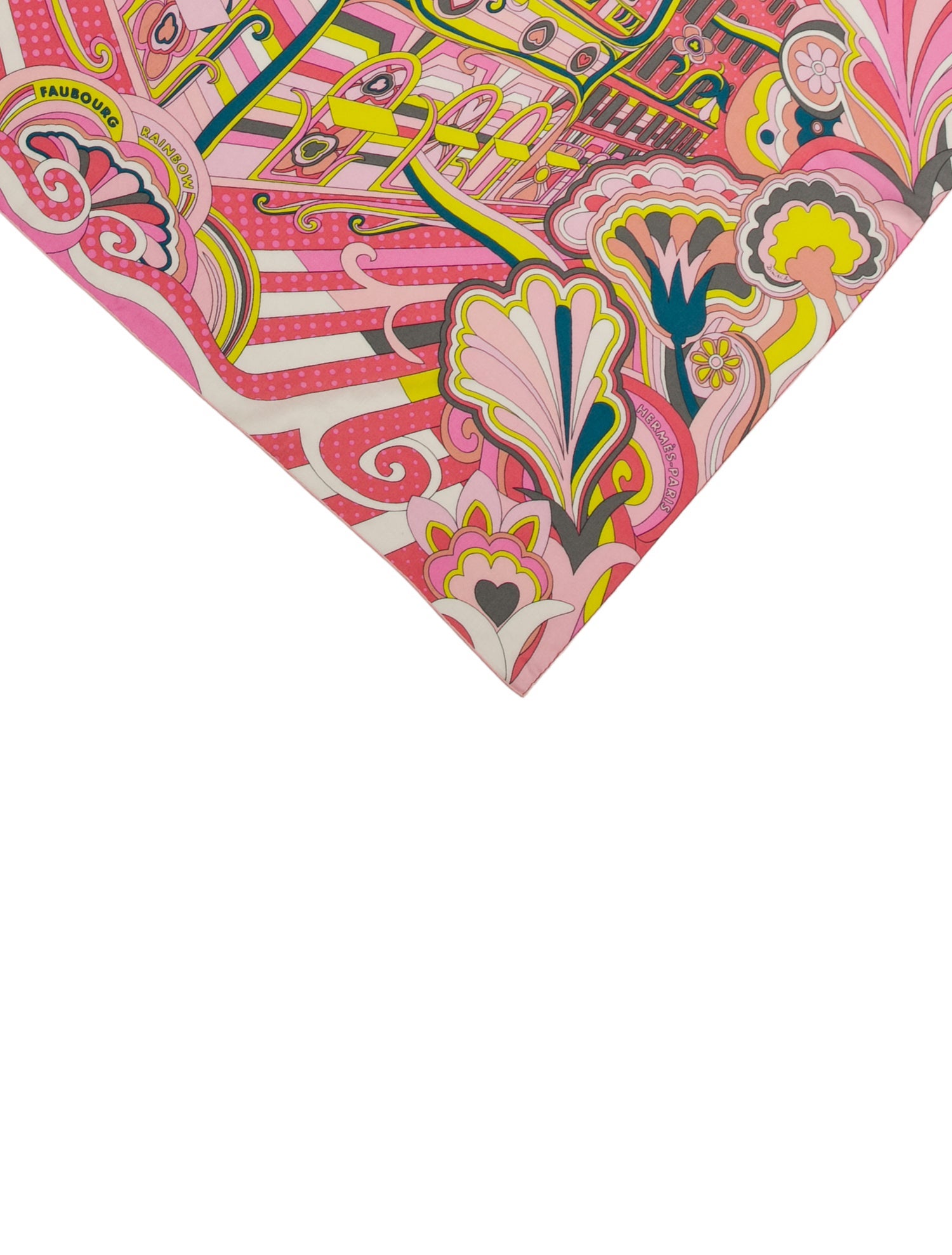 Hermès Faubourg Rainbow Cashmere Shawl