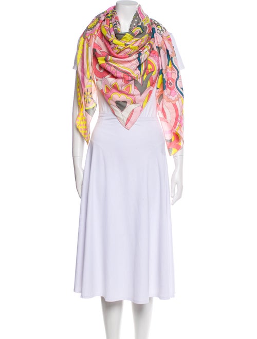 Hermès Faubourg Rainbow Cashmere Shawl