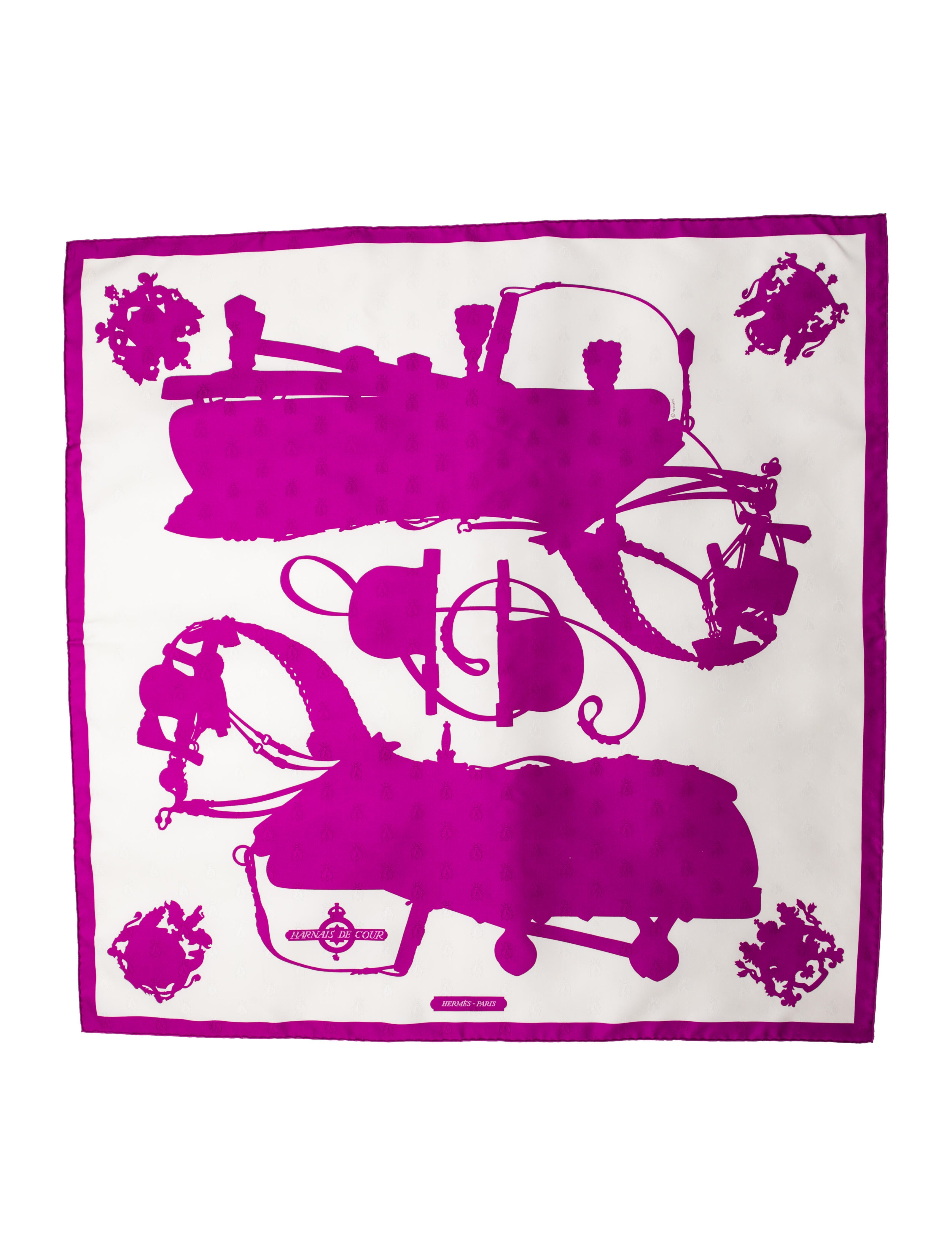 Hermès Harnais De Cour Tattoo Silk Scarf w/ Tags
