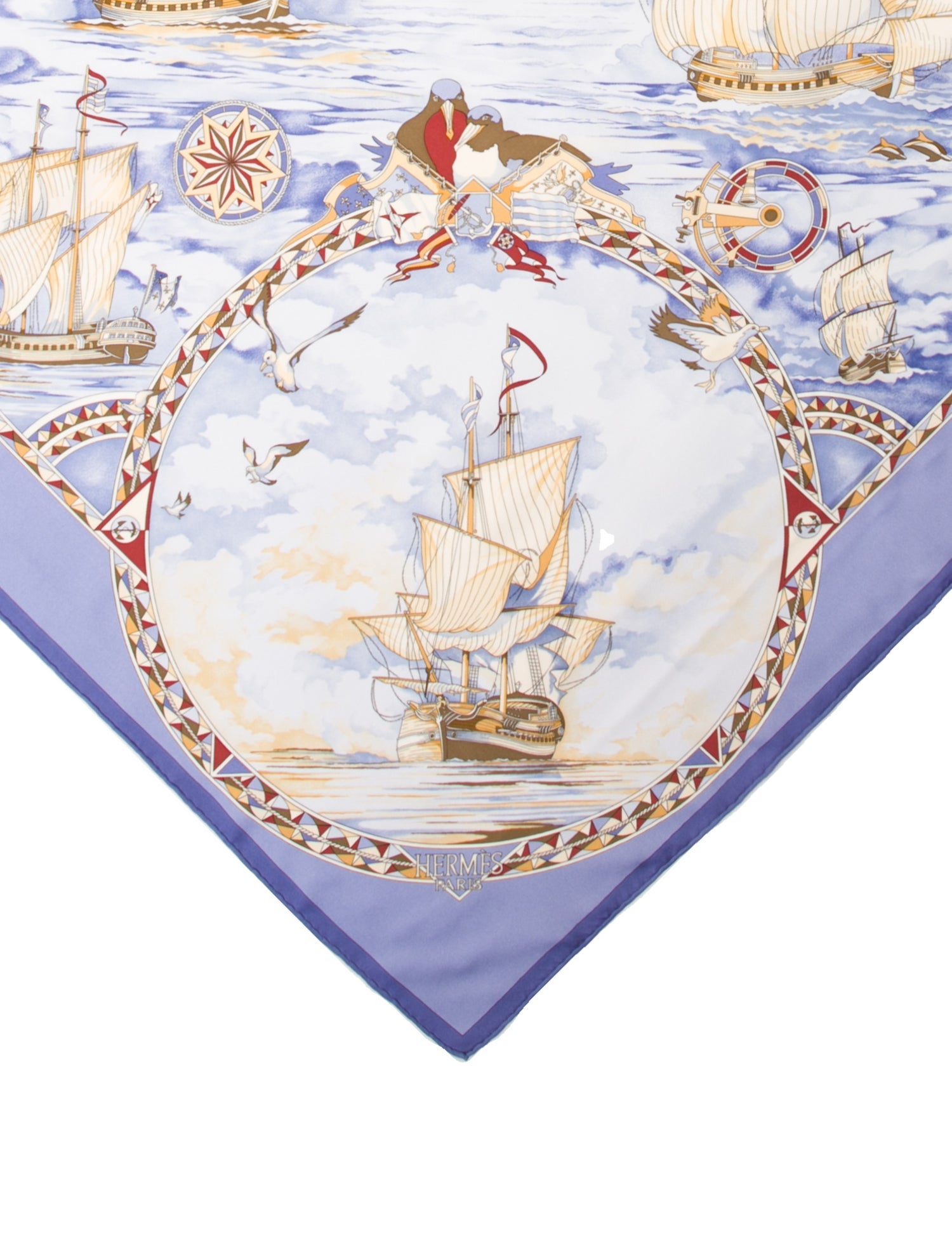 Hermès Frégates Magnifiques Silk Scarf