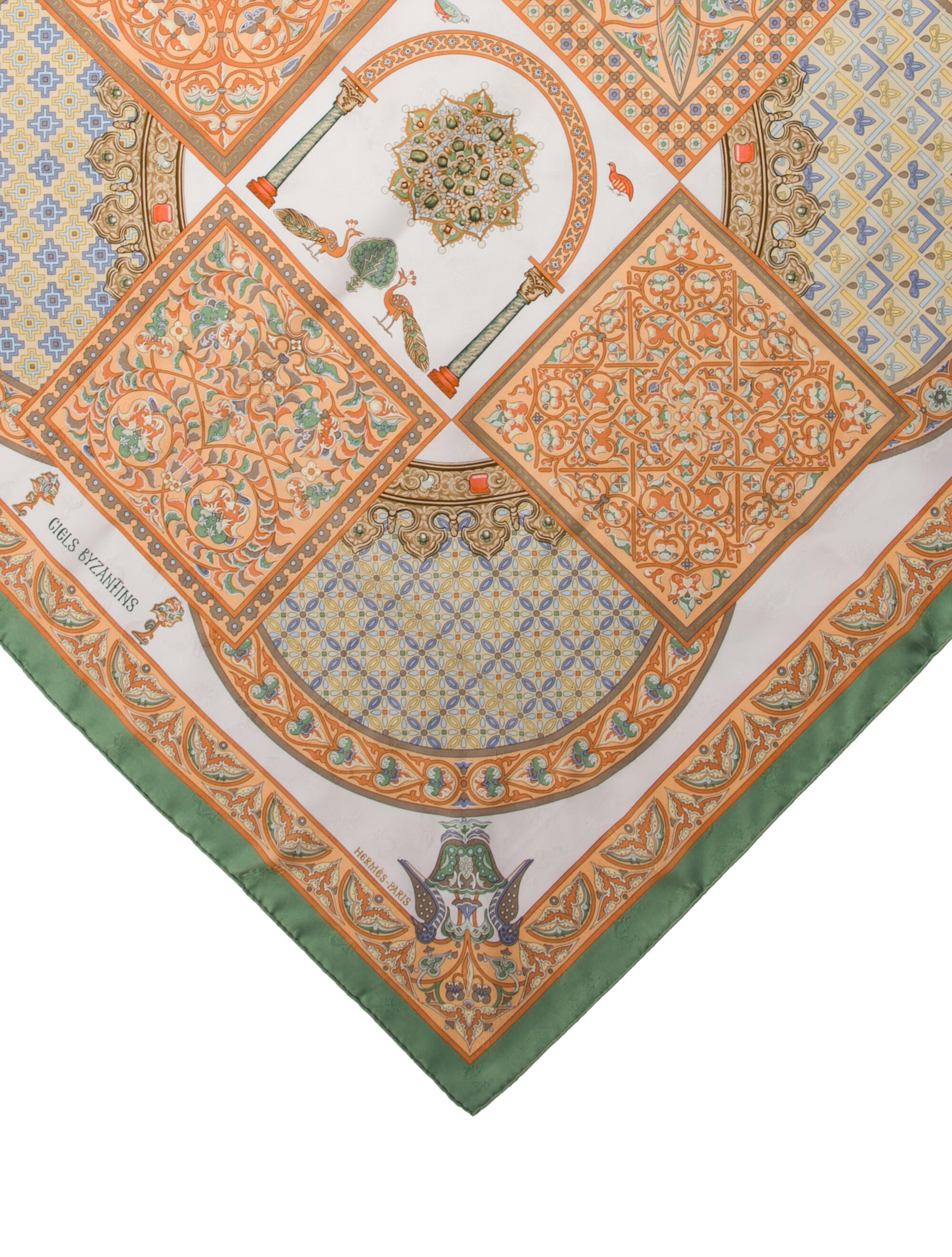 Hermès Ciels Byzantins Jacquard Silk Scarf