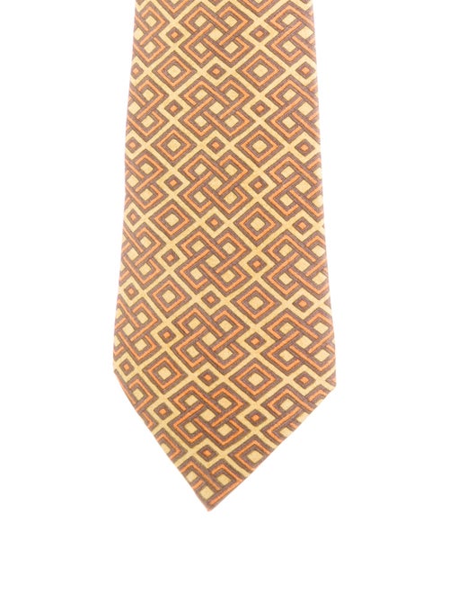 Hermès Silk Patterned Tie