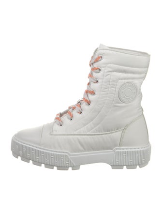 Hermès Fresh Nylon Combat Boots