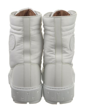Hermès Fresh Nylon Combat Boots