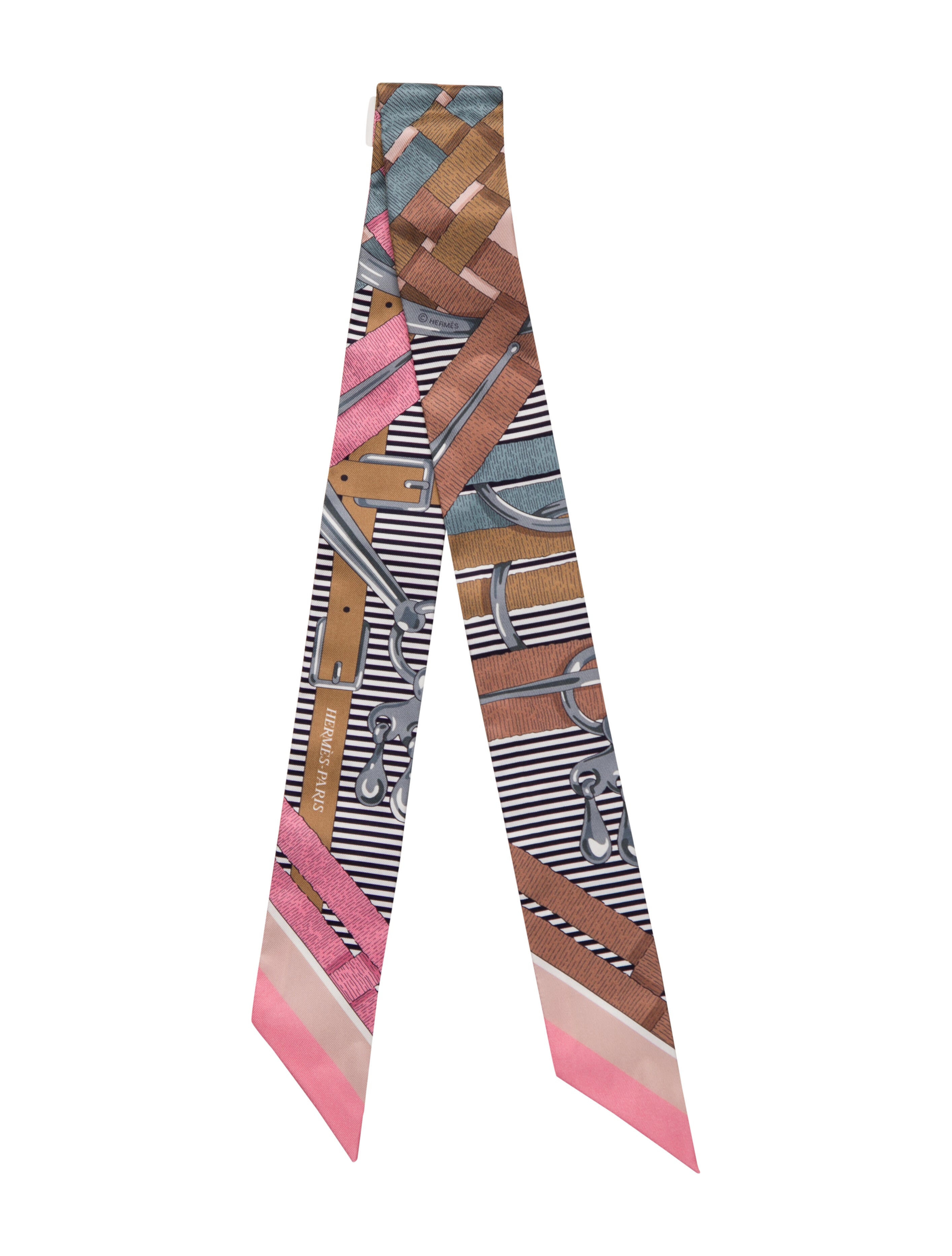 Hermès Mors à Jouets Chemise Silk Twilly Scarf w/ Tags