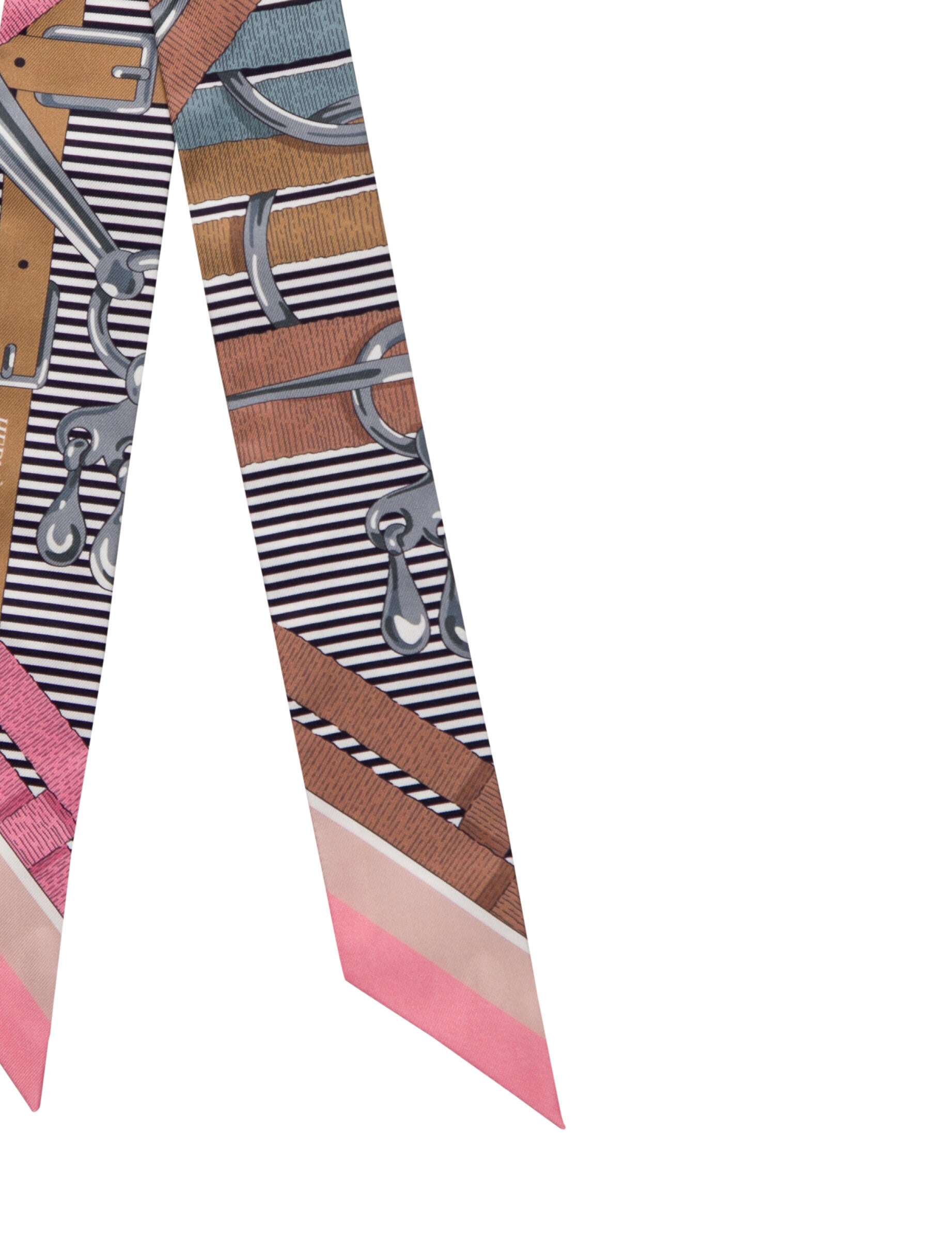 Hermès Mors à Jouets Chemise Silk Twilly Scarf w/ Tags