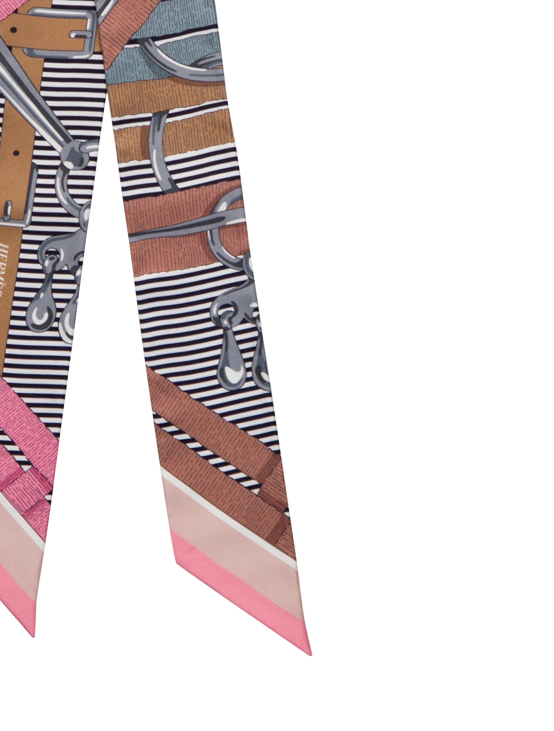 Hermès Mors à Jouets Chemise Silk Twilly Scarf w/ Tags