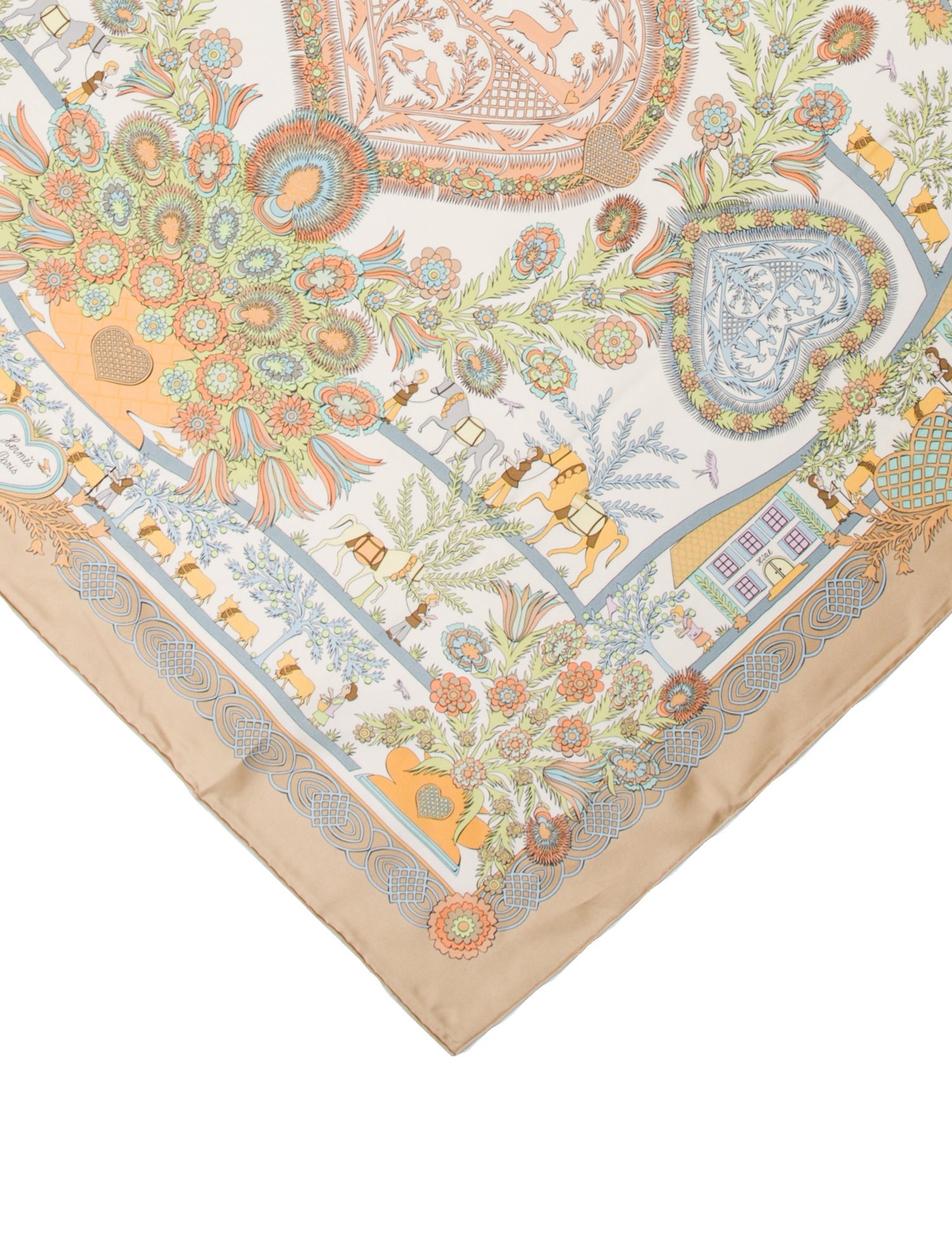 Hermès Découpages Silk Scarf
