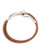 Hermès Leather Double Hook Wrap Bracelet