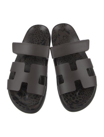 Hermès Chypre Calfskin Slides