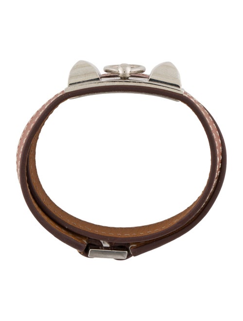 Hermès Leather Rivale Double Tour Wrap Bracelet