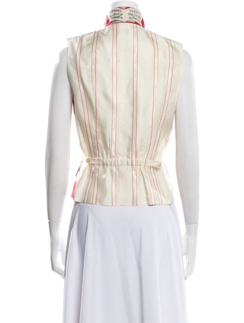 Hermès Silk Floral Print Blouse