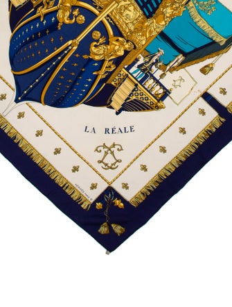 Hermès Vue du Carrosse de la Galere Silk Scarf