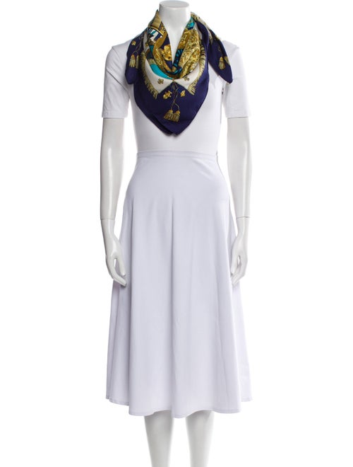 Hermès Vue du Carrosse de la Galere Silk Scarf