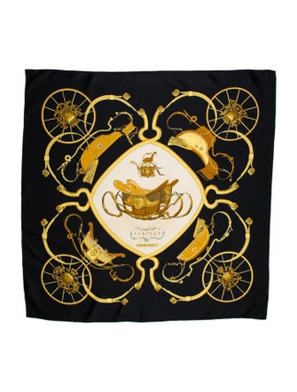 Hermès Springs Silk Scarf