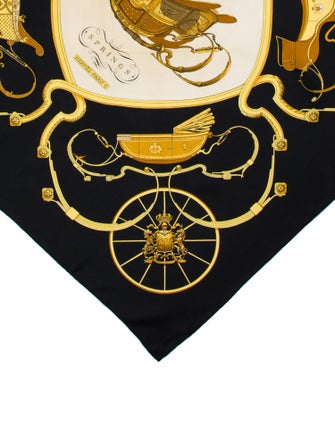Hermès Springs Silk Scarf