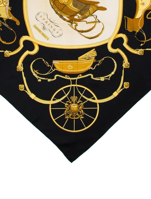 Hermès Springs Silk Scarf