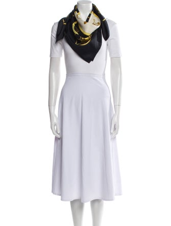 Hermès Springs Silk Scarf