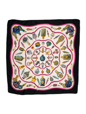 Hermès Qu'importe Le Flacon Silk Scarf
