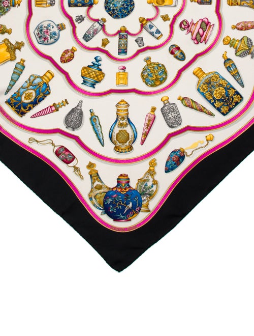 Hermès Qu'importe Le Flacon Silk Scarf