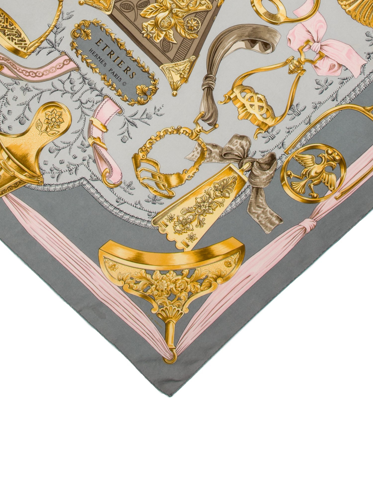 Hermès Etriers Silk Scarf