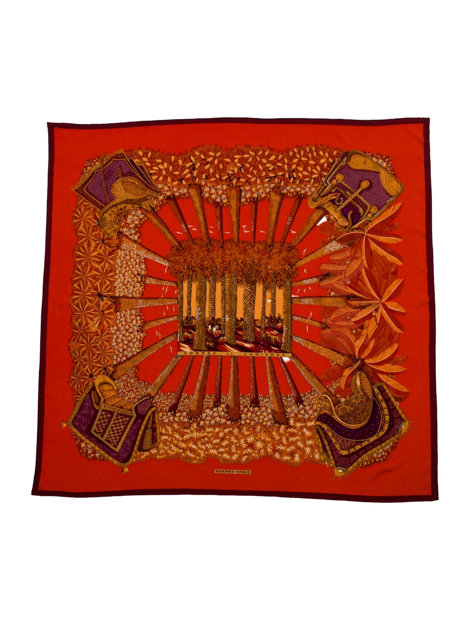 Hermès Ombres et Lumières Silk Shawl