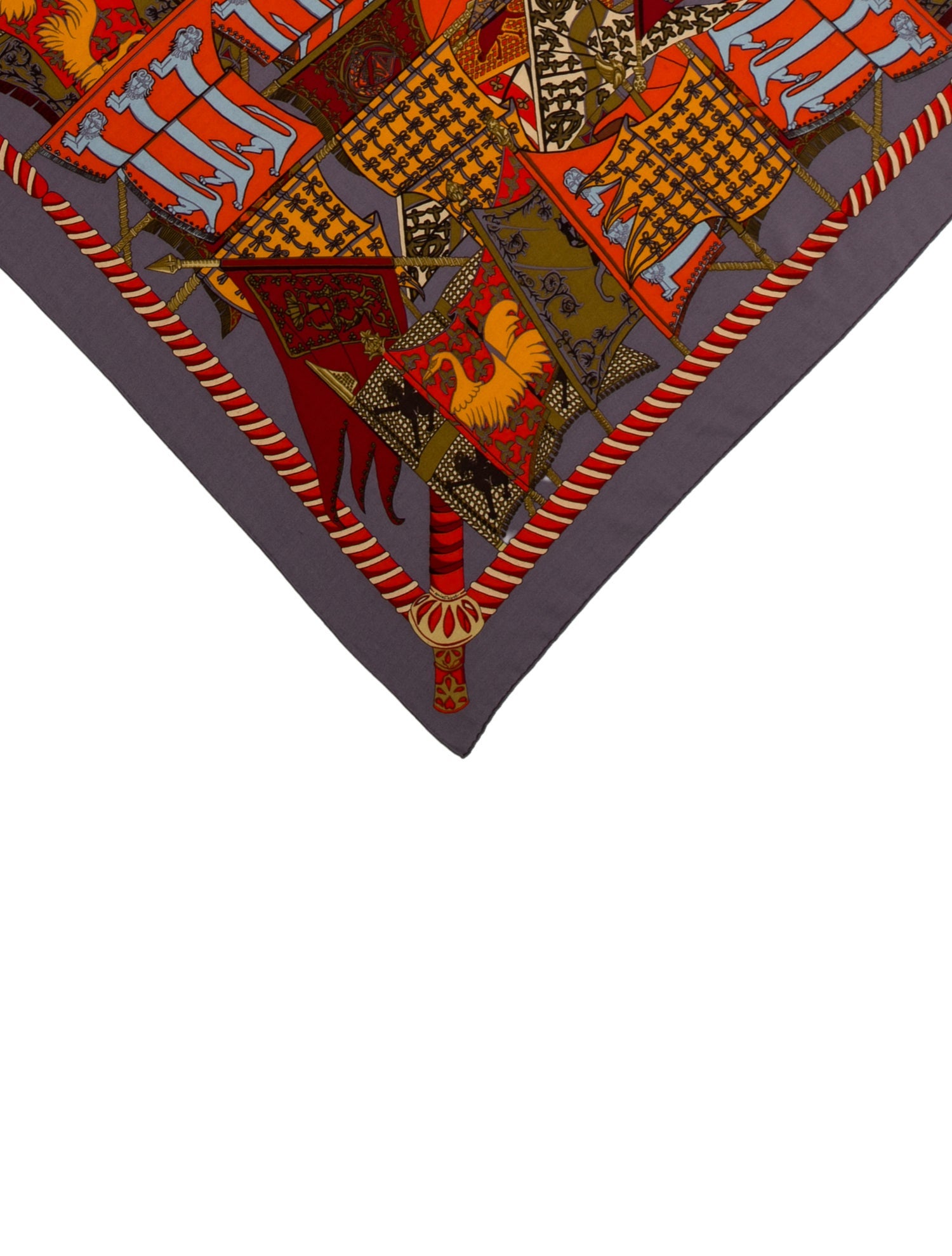 Hermès Etendards et Bannieres Cashmere Shawl