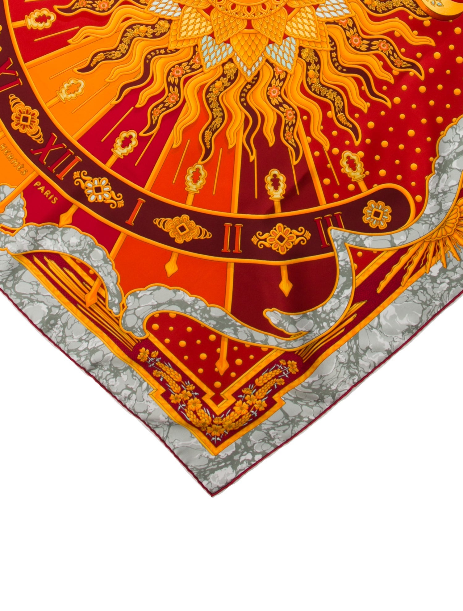 Hermès Gloria Soli Silk Scarf
