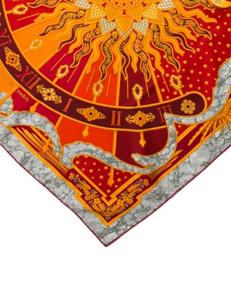Hermès Gloria Soli Silk Scarf