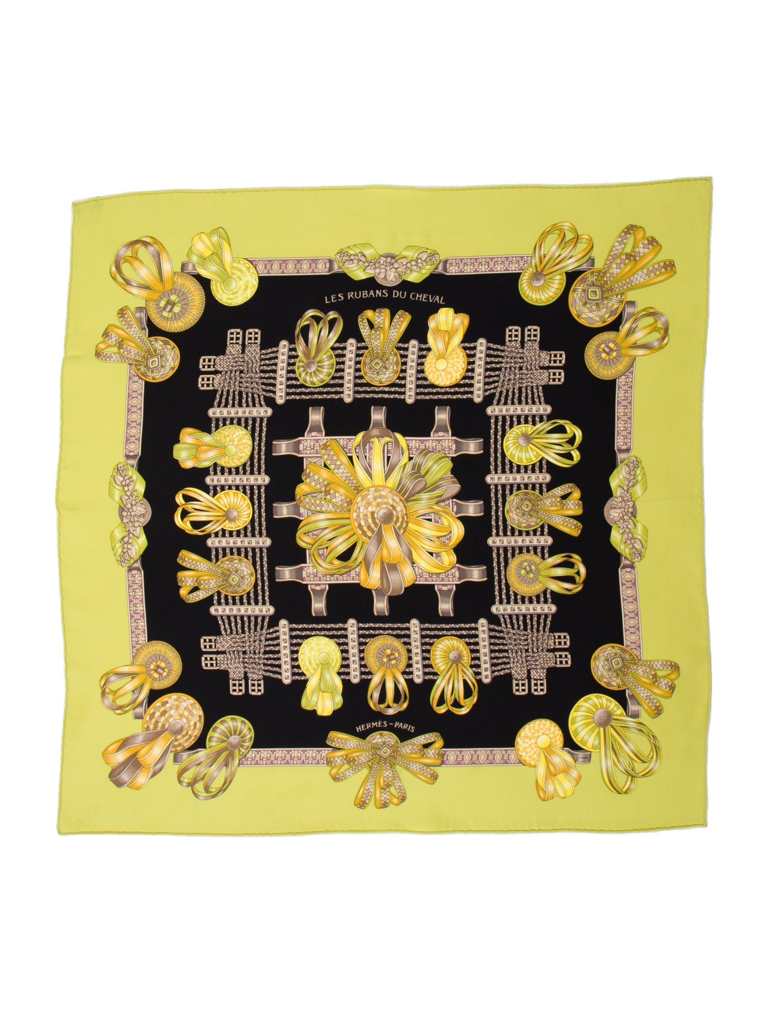 Hermès Les Rubans du Cheval Silk Scarf