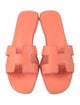 Hermès Oran Leather Slides