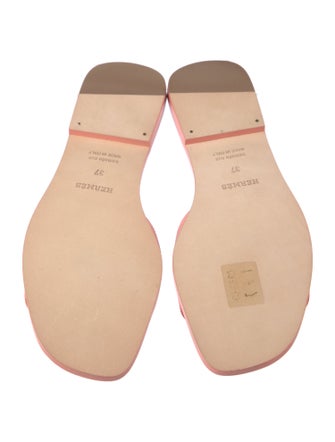 Hermès Oran Leather Slides