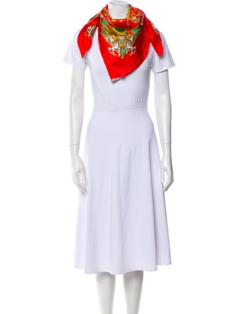 Hermès Luna Park Silk Scarf