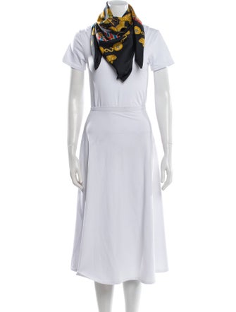 Hermès Les Tambours Silk Scarf