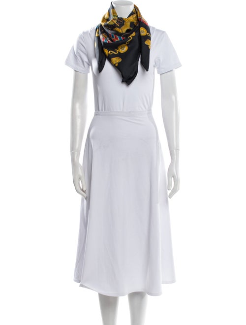 Hermès Les Tambours Silk Scarf