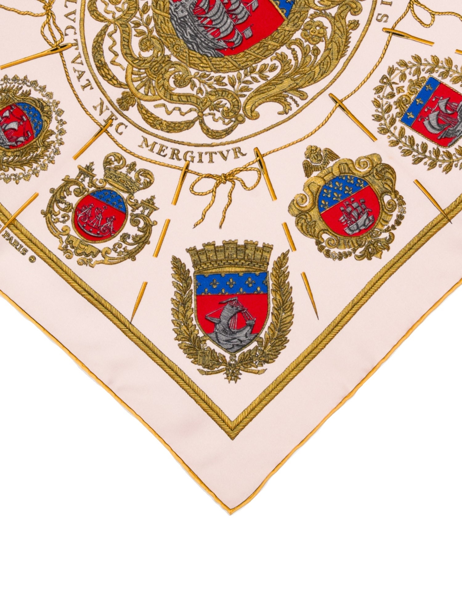 Hermès Le Armes de Paris Silk Scarf