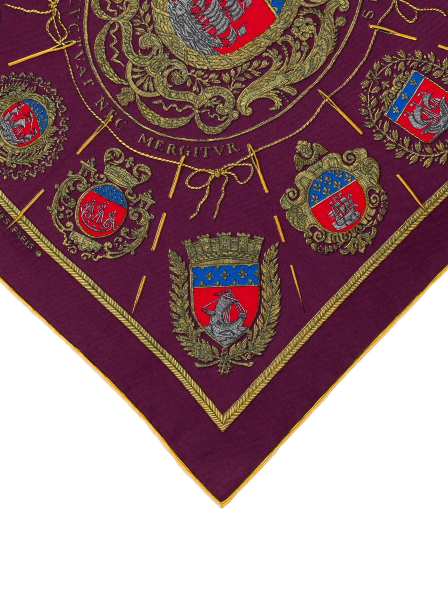 Hermès Le Armes de Paris Silk Scarf