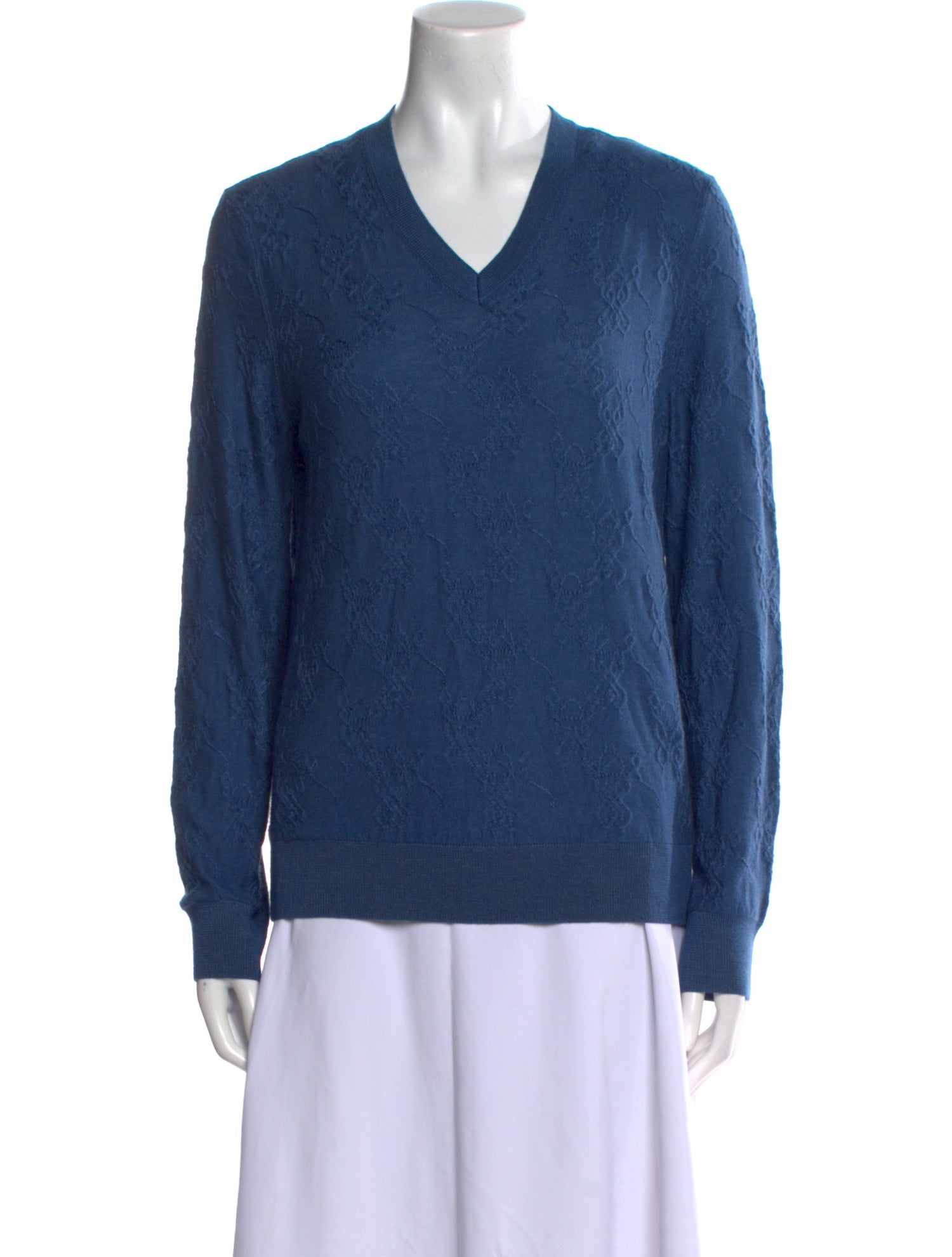 Hermès Cashmere V-Neck Sweater