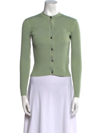 Hermès Silk Mock Neck Crop Top