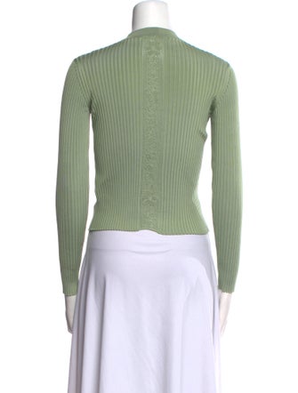 Hermès Silk Mock Neck Crop Top