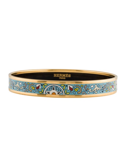 Hermès Enamel Bangle Bracelet