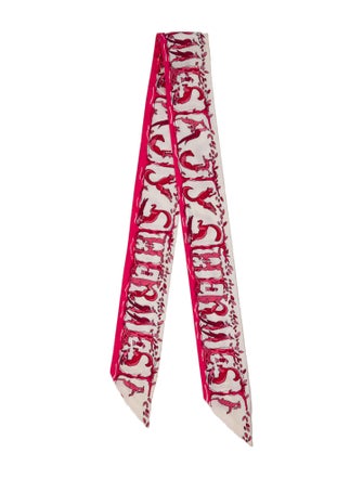 Hermès Alphabet III Silk Twilly Scarf