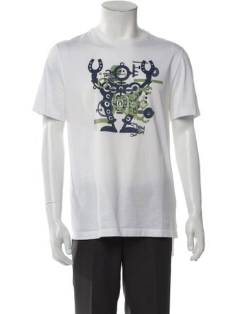 Hermès Graphic Print Crew Neck T-Shirt