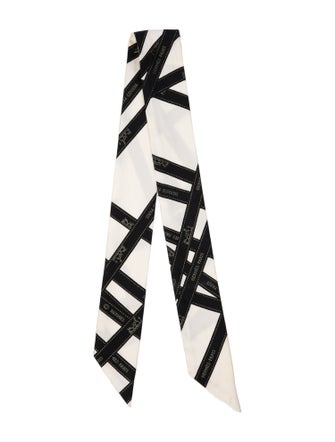 Hermès Bolduc Silk Twilly Scarf