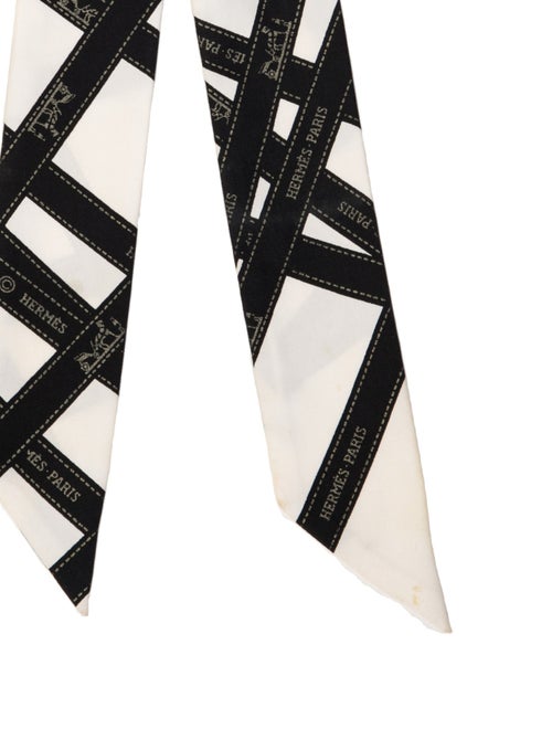 Hermès Bolduc Silk Twilly Scarf