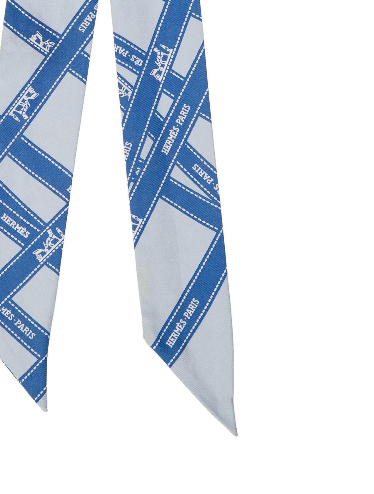 Hermès Bolduc Silk Twilly Scarf