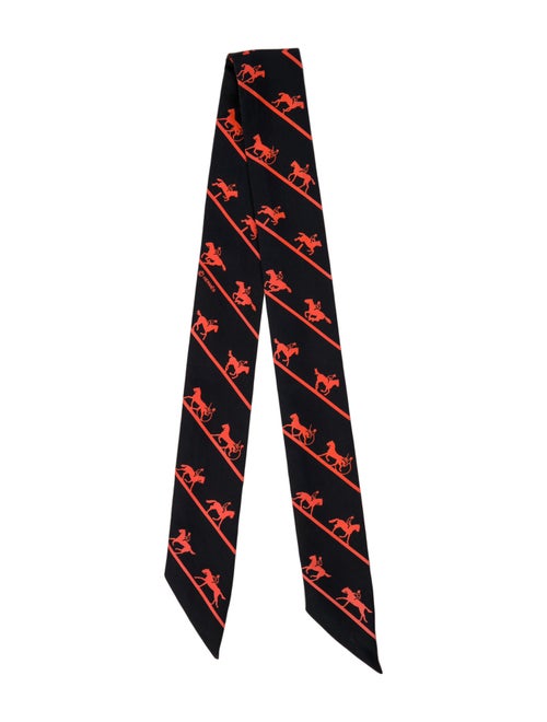 Hermès Duc Carriage Silk Twilly Scarf