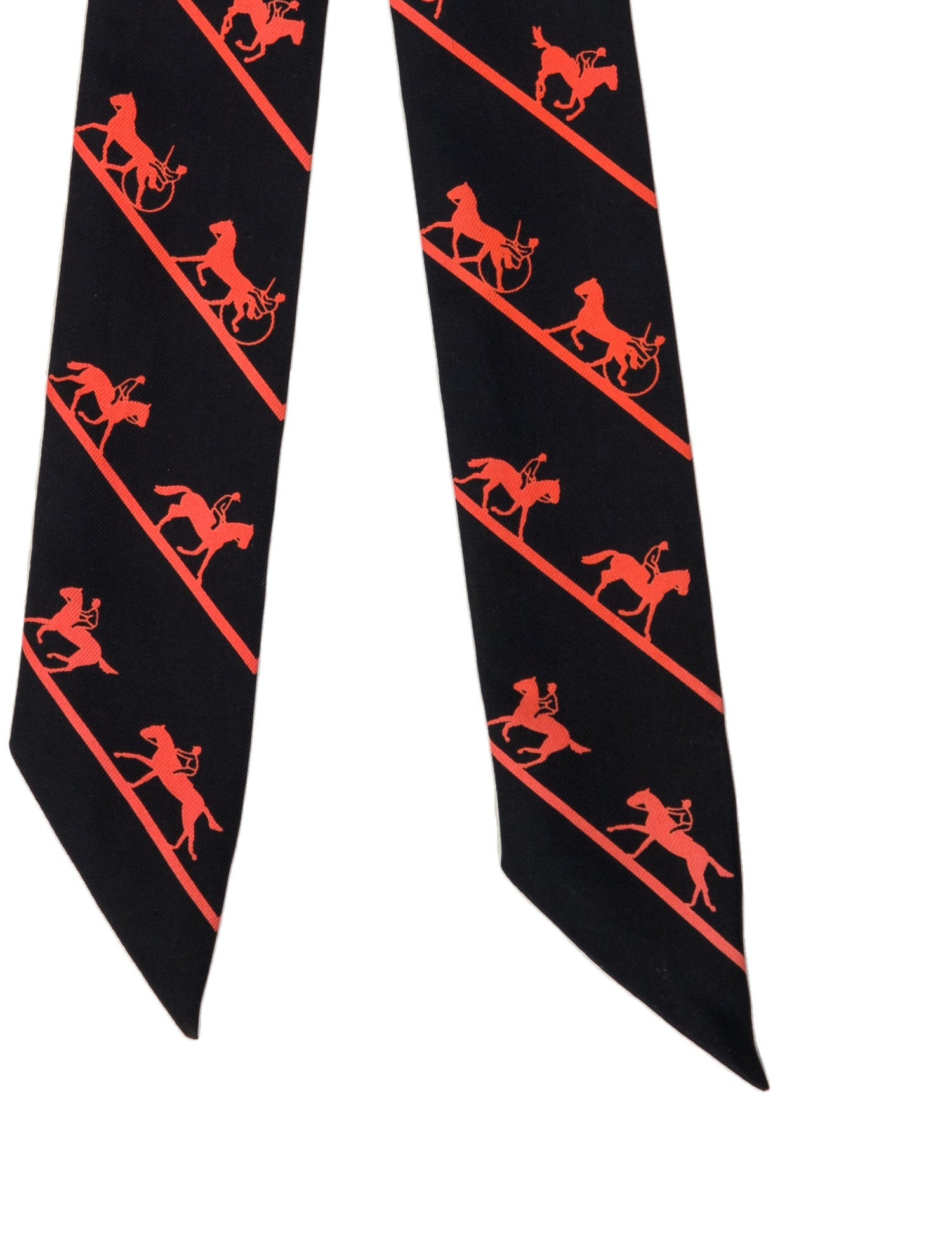 Hermès Duc Carriage Silk Twilly Scarf