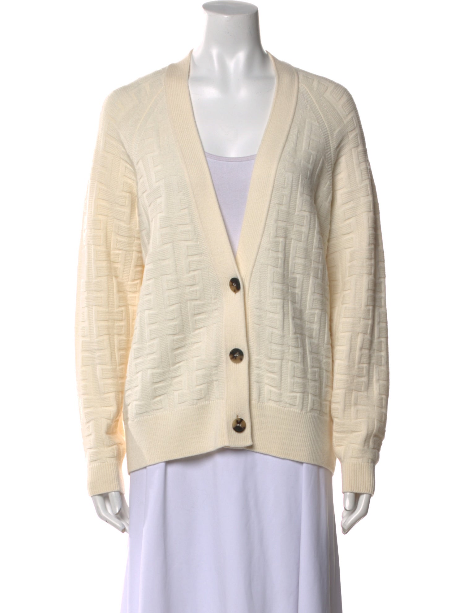 Hermès Virgin Wool V-Neck Sweater w/ Tags