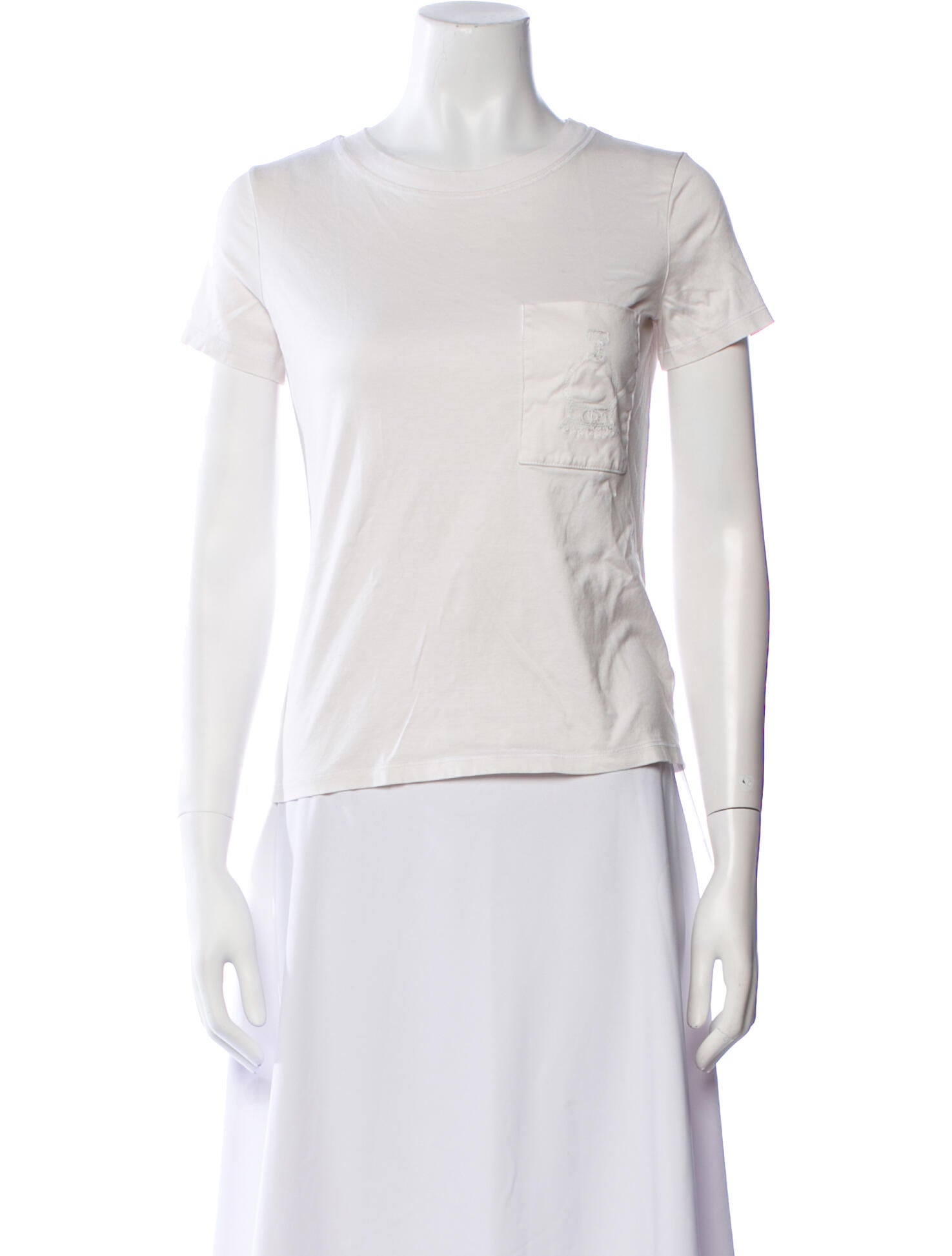 Hermès Bateau Neckline Short Sleeve T-Shirt